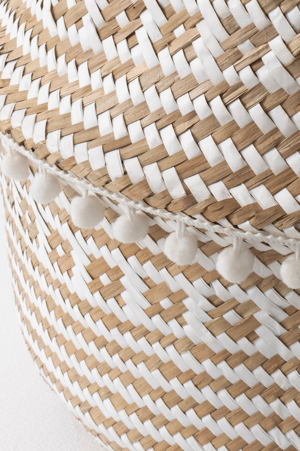 Meander El Örme Rafya Çok Amaçlı Kulplu Sepet 40cm 8992