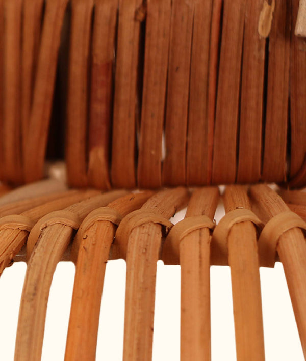 Meander El Yapımı Dekoratif Rattan Mumluk 28x50x70 8937