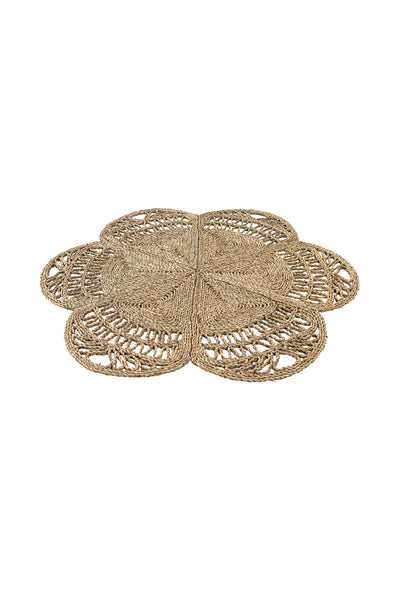 Meander Natural El Yapımı Deniz Sazı Halı 8885