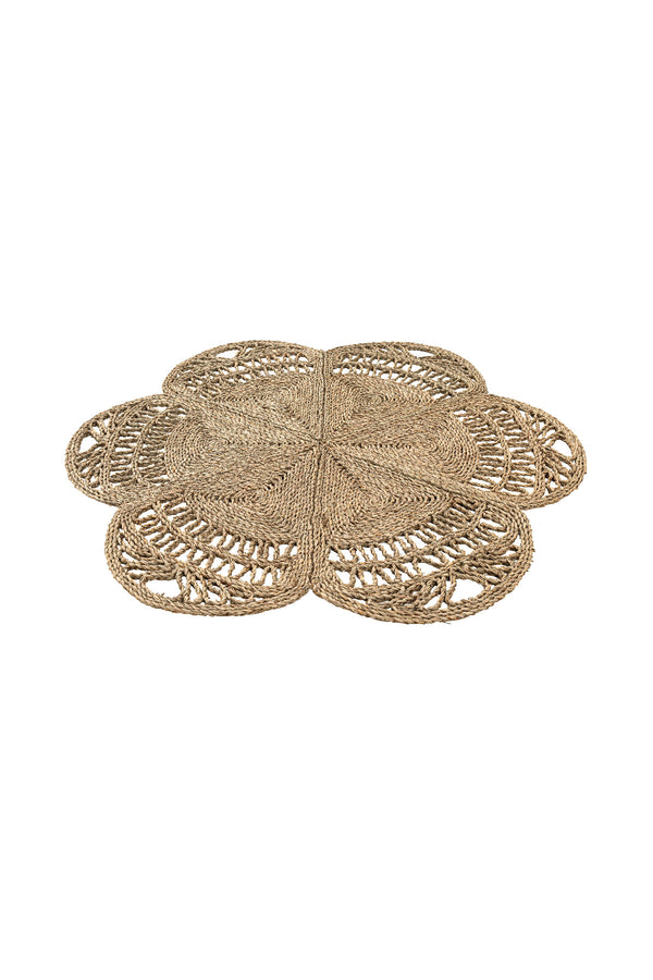 Meander Natural El Yapımı Deniz Sazı Halı 8885