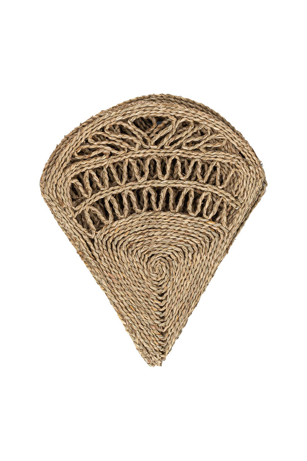 Meander Natural El Yapımı Deniz Sazı Halı 8885