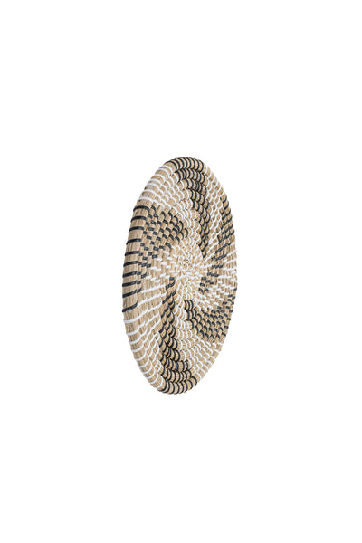 Meander El Yapımı Siyah Desenli Duvar Dekoru 25cm 8907