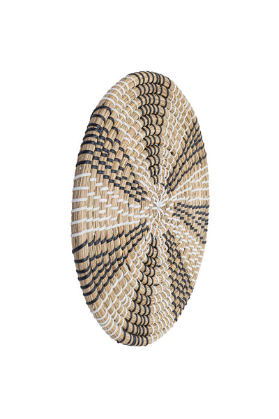 Meander El Yapımı Siyah Desenli Duvar Dekoru 30cm 8908