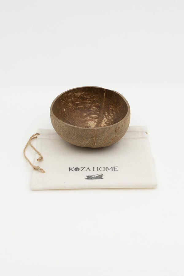 Meander Motto El Yapımı Doğal Hindistan Cevizi Kase 5078