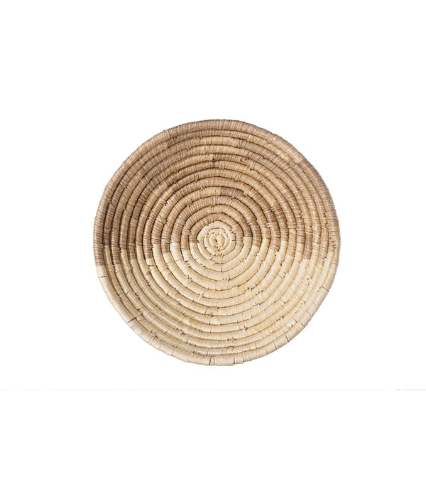 Meander Natural Bambu Afrikan El Yapımı Duvar Tabağı Dekoru 45cmx9cm 8810