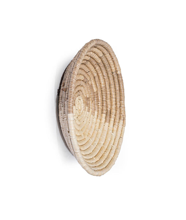 Meander Natural Bambu Afrikan El Yapımı Duvar Tabağı Dekoru 45cmx9cm 8810