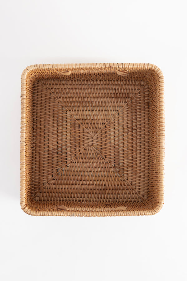 Meander Rattan Küçük Boy Saklama Kutusu & Dekoratif Sepet 27x25x15 cm 4585