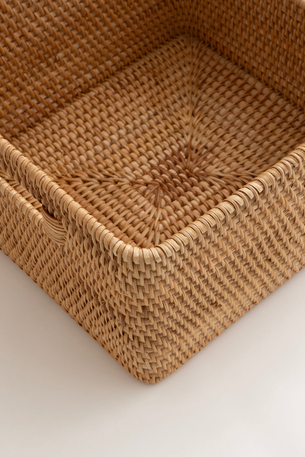 Meander Rattan Orta Boy Saklama Kutusu & Dekoratif Sepet 30x28x16 cm 4584