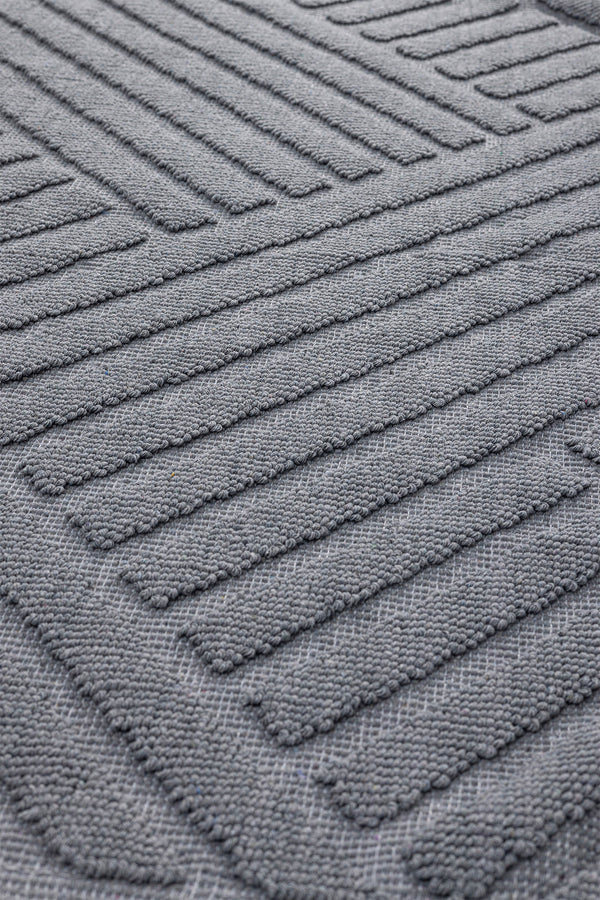 Medea Gri 2'li Pamuk Banyo Paspas Takımı 60x100 60x50 8593