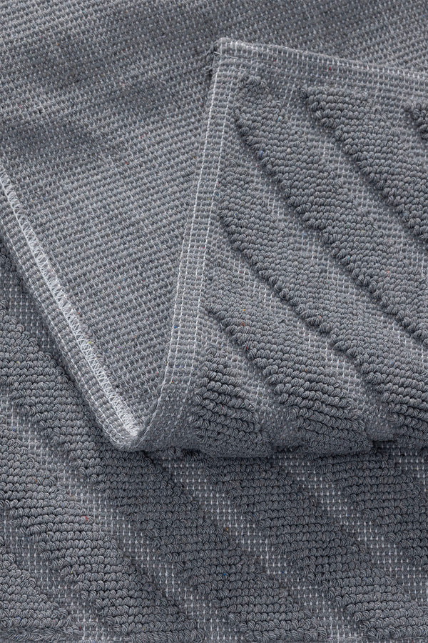 Medea Gri 2'li Pamuk Banyo Paspas Takımı 60x100 60x50 8593