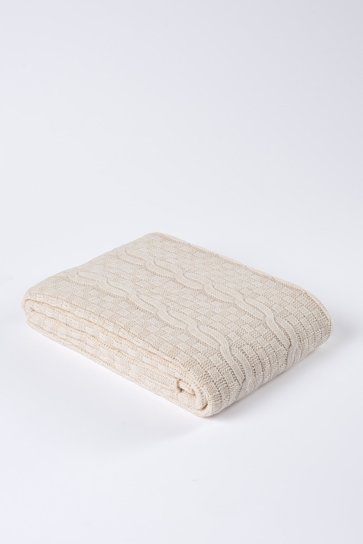 Mendi Ekru Akrilik Throw Tv Battaniyesi 130X170 2531