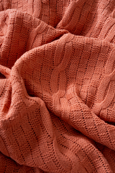 Mendi Somon Akrilik Throw Tv Battaniyesi 130X170 2536