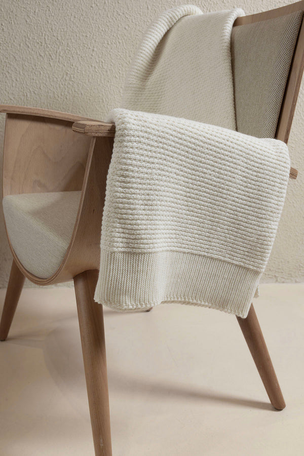 Miel Krem Tek Kişilik Kenarı Ponponlu Battaniye 160 x 220 37101