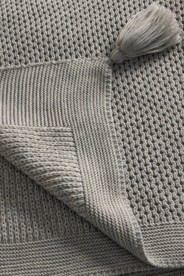 Miel Vizon Kenarı Ponponlu Çift Kişilik Battaniye 200x220 37110