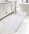 Mino Kaydırmaz Taban Beyaz 2'li Banyo Paspası 60 x 100 - 50 x 60