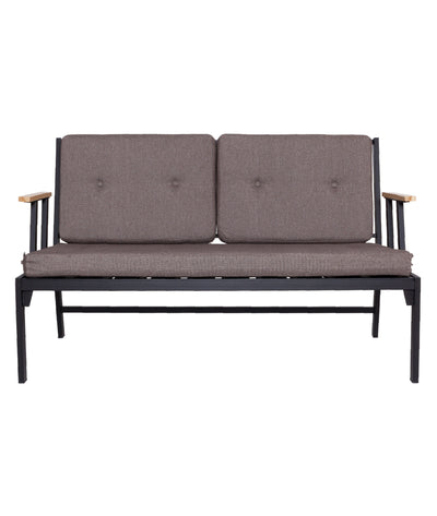 Mist Kahverengi Tek Kişilik  Bahçe Koltuğu Siyah İskelet 6006