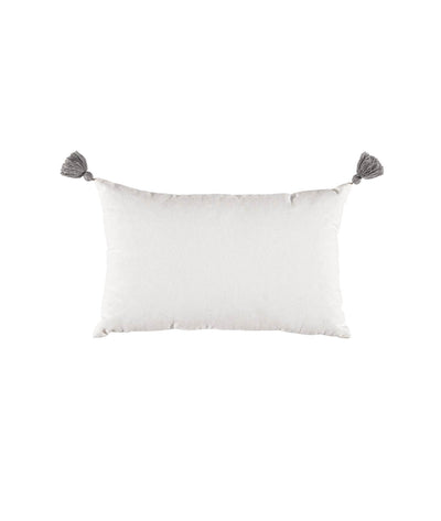 Morbido Gri Zikzak Desenli 30x50 Boncuk Elyaf İç Dolgulu Kırlent 4453A