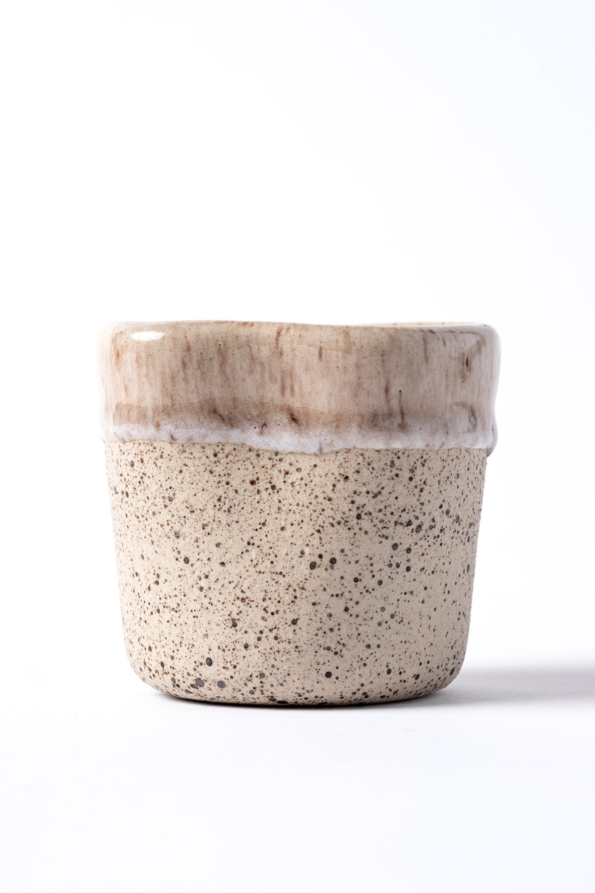 Must Bej/Beyaz El Yapımı 2 Li Mug 8639