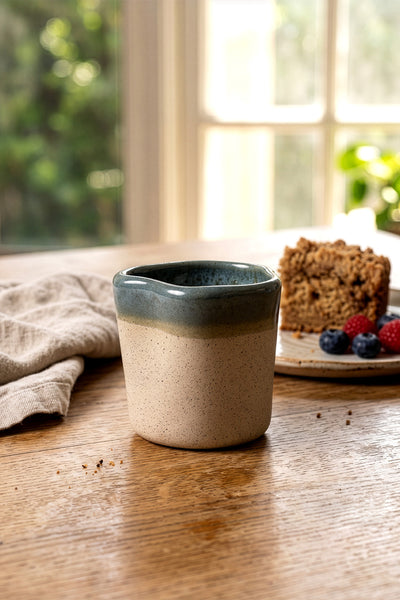 Must Siyah Beyaz El Yapımı 2 Li Mug 8635