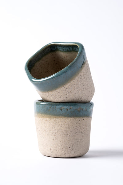 Must Siyah Beyaz El Yapımı 2 Li Mug 8635