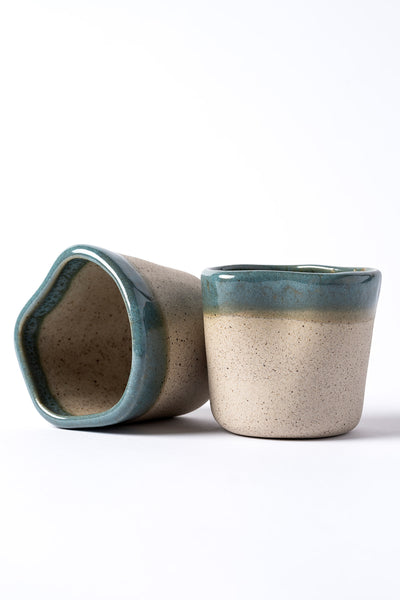 Must Siyah Beyaz El Yapımı 2 Li Mug 8635