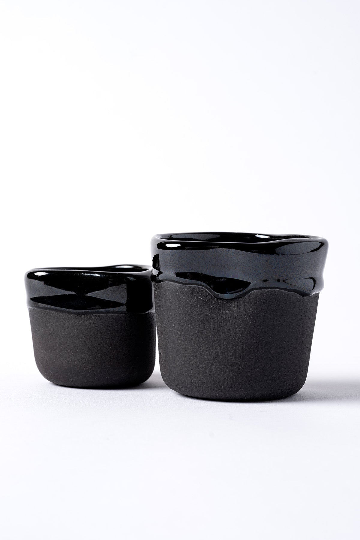 Must Siyah Mavi Hareli El Yapımı 2 Li Mug 8637