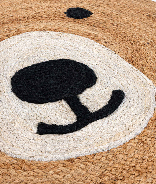 Natura Jüt Yuvarlak Çocuk Odası Halısı 00027A
