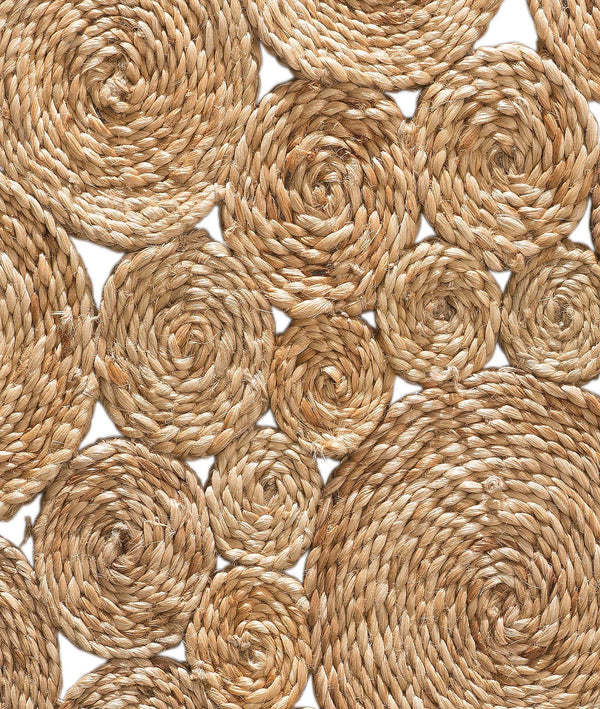 Natura Natural Jüt Yuvarlak Halı 00003A