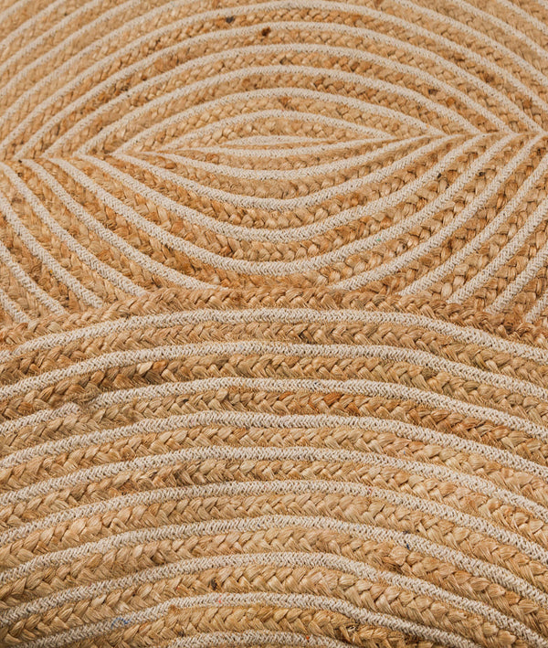 Natura Natural Jüt Yuvarlak Halı 00008A