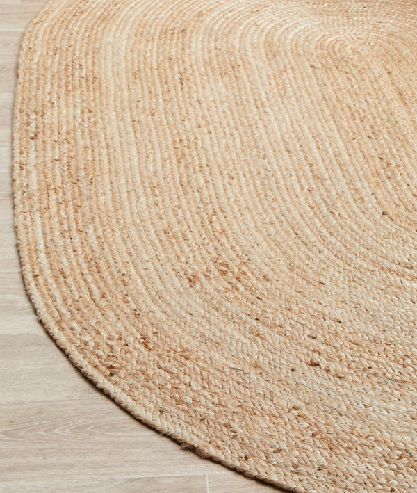 Natura Natural Jüt Oval Halı 00024A