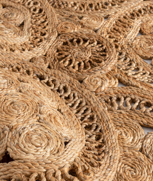 Natura Natural Jüt Yuvarlak Halı 00004A