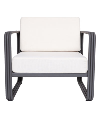 Nea Tek Kişilik Bej Bahçe Koltuğu Antrasit İskelet 7001