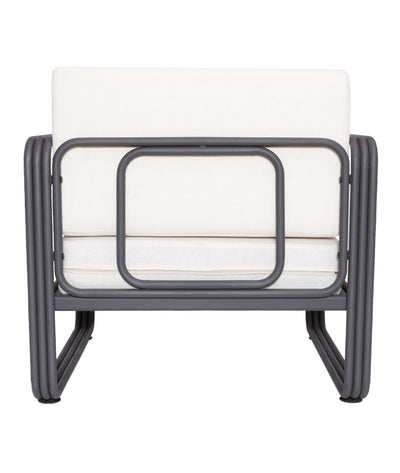 Nea Tek Kişilik Bej Bahçe Koltuğu Antrasit İskelet 7001