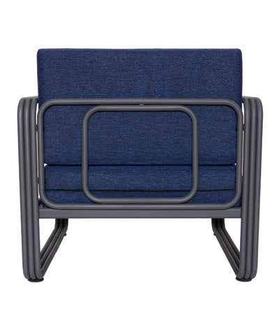 Nea Tek Kişilik Lacivert Bahçe Koltuğu Antrasit İskelet 7004