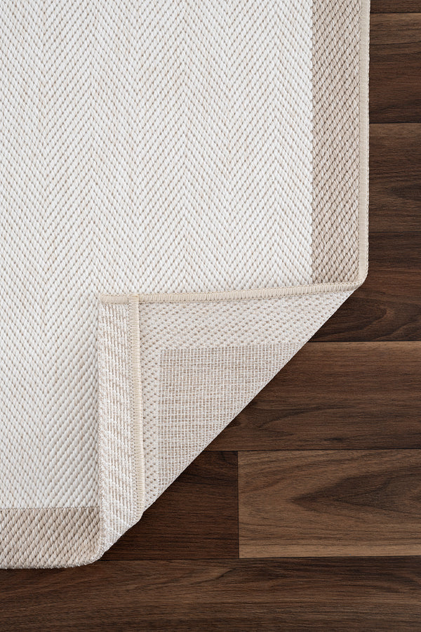 Noa Ekru Vizon Yıkanabilir Halı A3936A