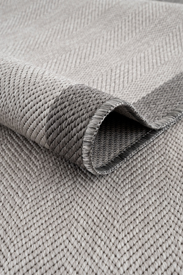 Noa Gri Antrasit Yıkanabilir Halı A3936A