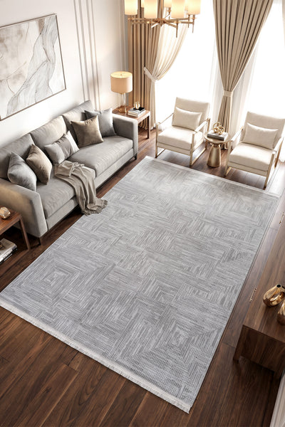 Oasis Gri Salon Halısı A5714B