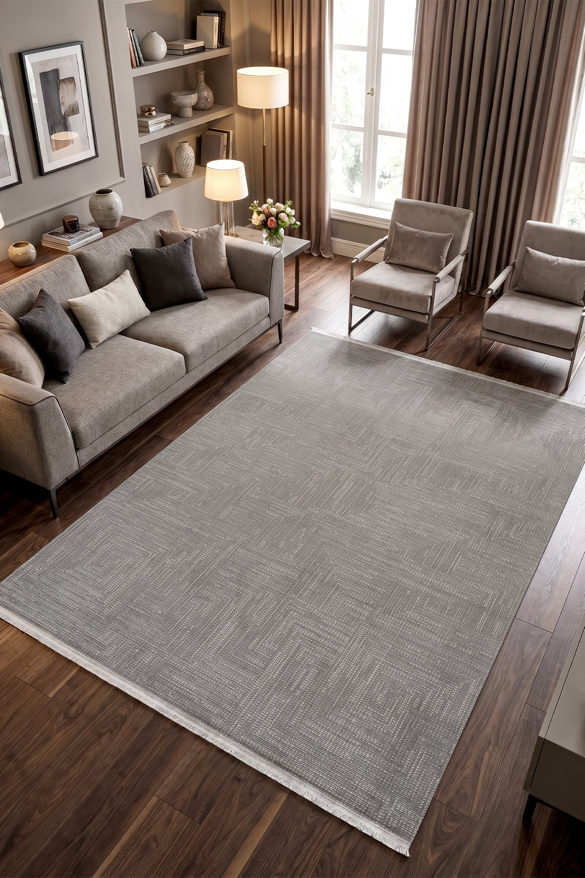 Oasis Antrasit Salon Halısı A5714E