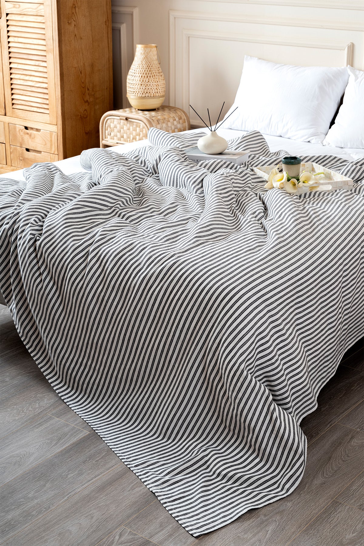 Parlin Siyah Tek Kişilik Pike 150X220 2611
