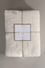 Plaid Krem Çift Kişilik Battaniye 200x220 15000