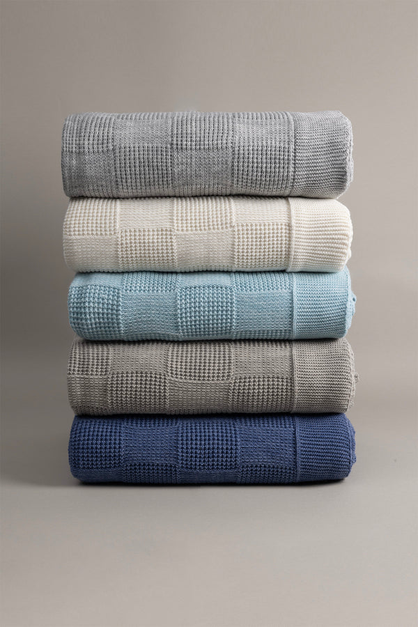 Plaid Mavi Çift Kişilik Battaniye 200x220 15020