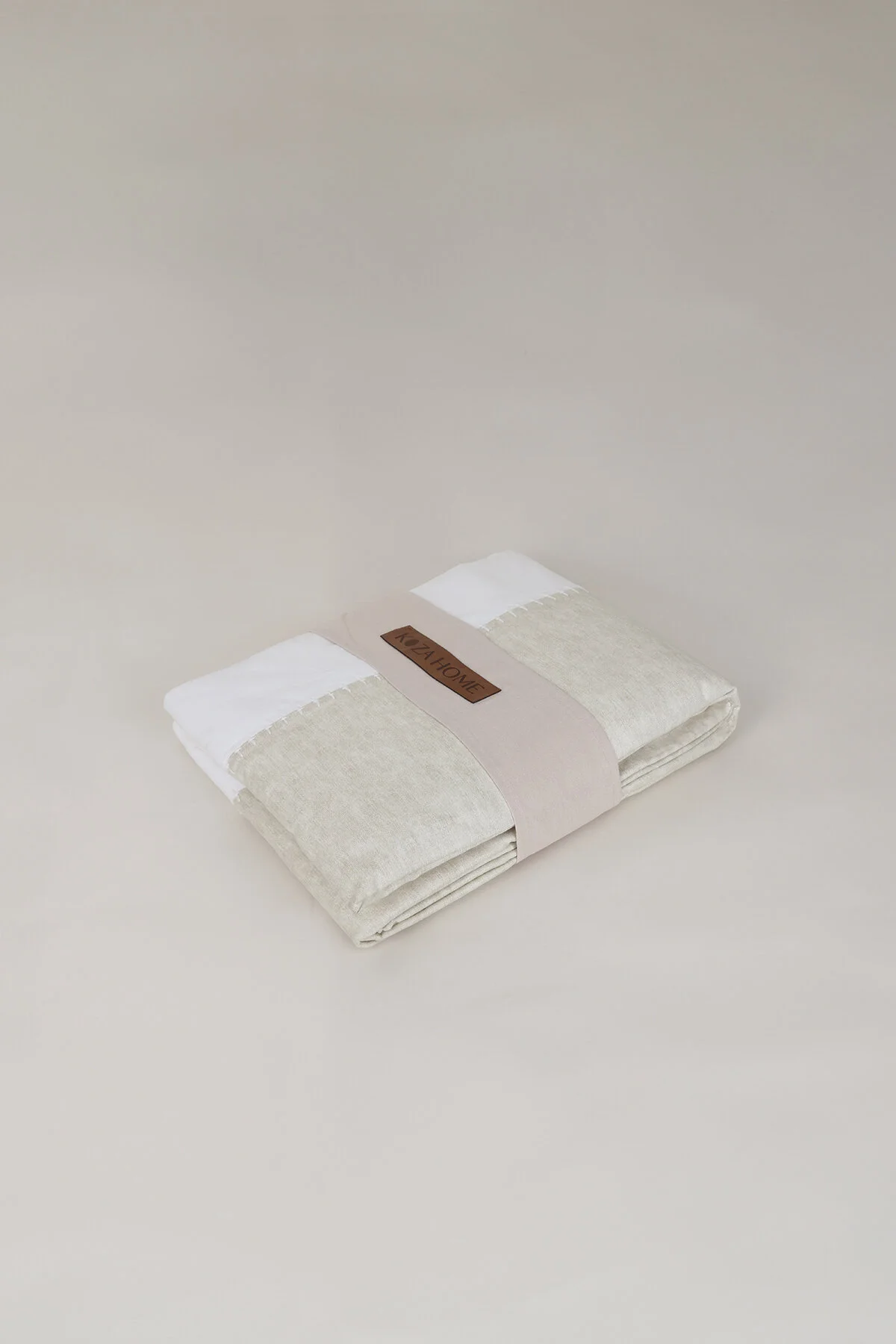 Pure Ekru Krem El İşi Nevresim Takımı 200X220 4701
