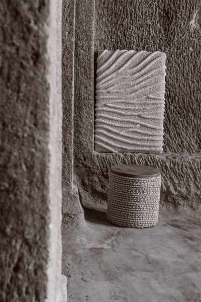 Pure Sandıklı Bej Krem Puf 40X50 4278
