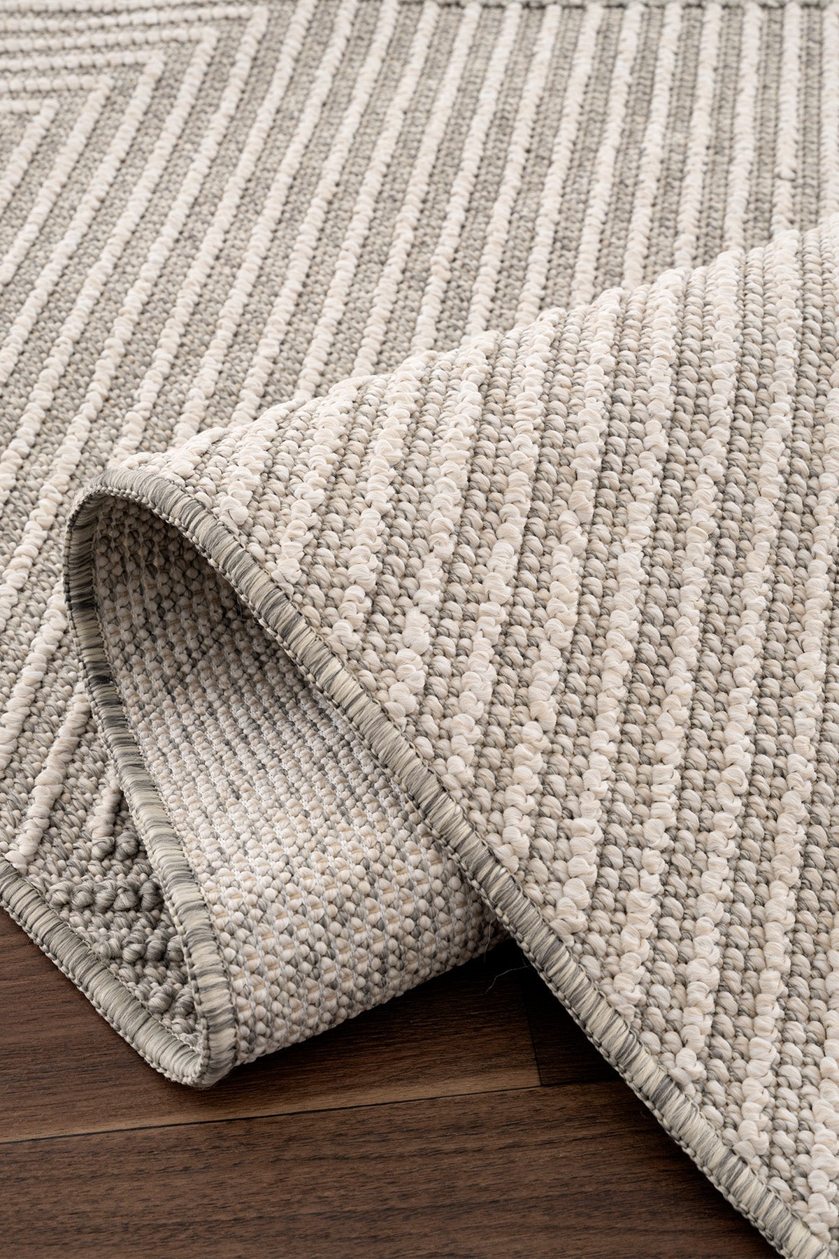 Retro Krem Gri Yolluk 19270A