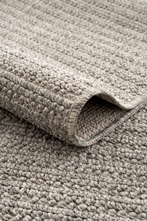 Retro Plain Gri Düz Dokuma Halı A3190A
