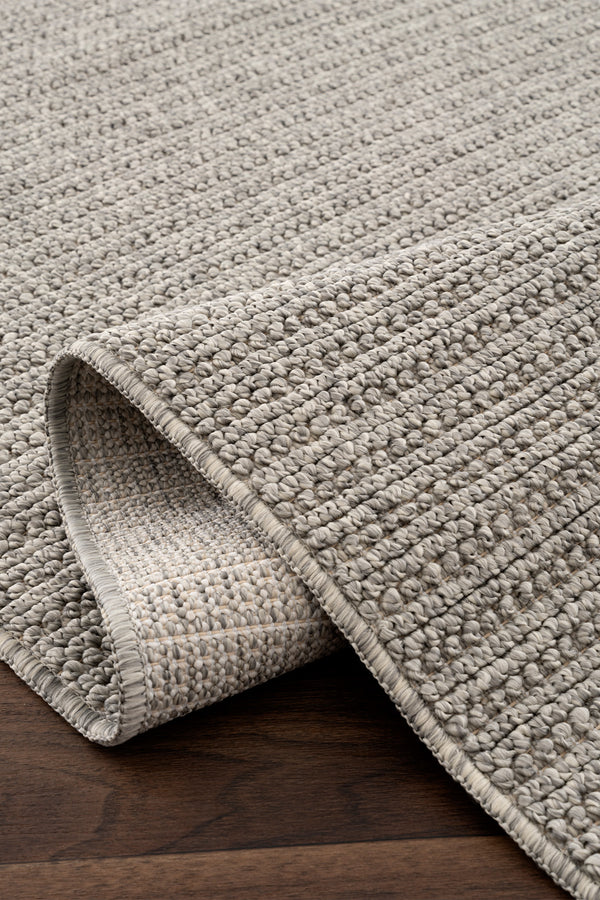 Retro Plain Gri Düz Dokuma Halı A3190A