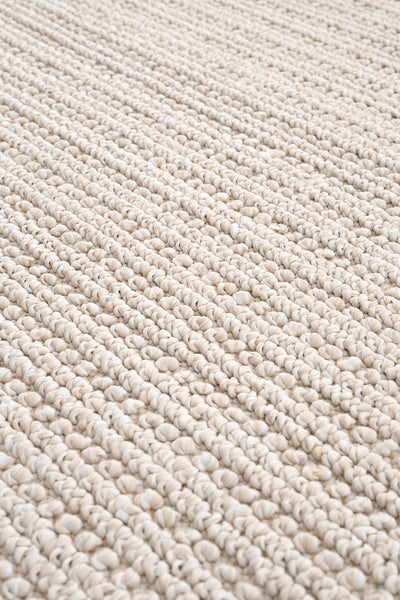 Retro Plain Krem Düz Dokuma Halı A3190A