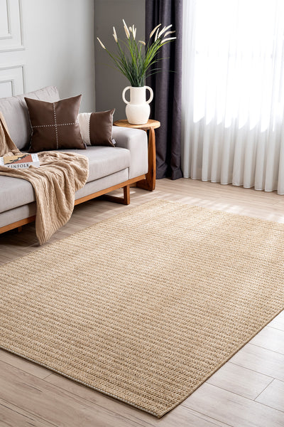 Retro Plain Natural Düz Dokuma Halı A3190A