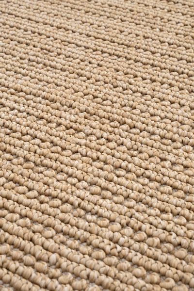Retro Plain Natural Düz Dokuma Yolluk A3190Y