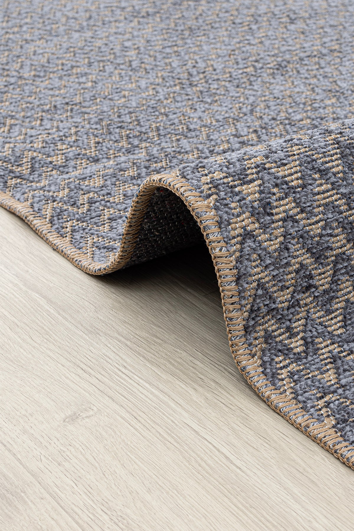 Rosso Antrasit Dokuma Sisal Halı Jüt Halı Kilim Salon Oturma Odası Yatak Odası Koridor Halısı 23033A